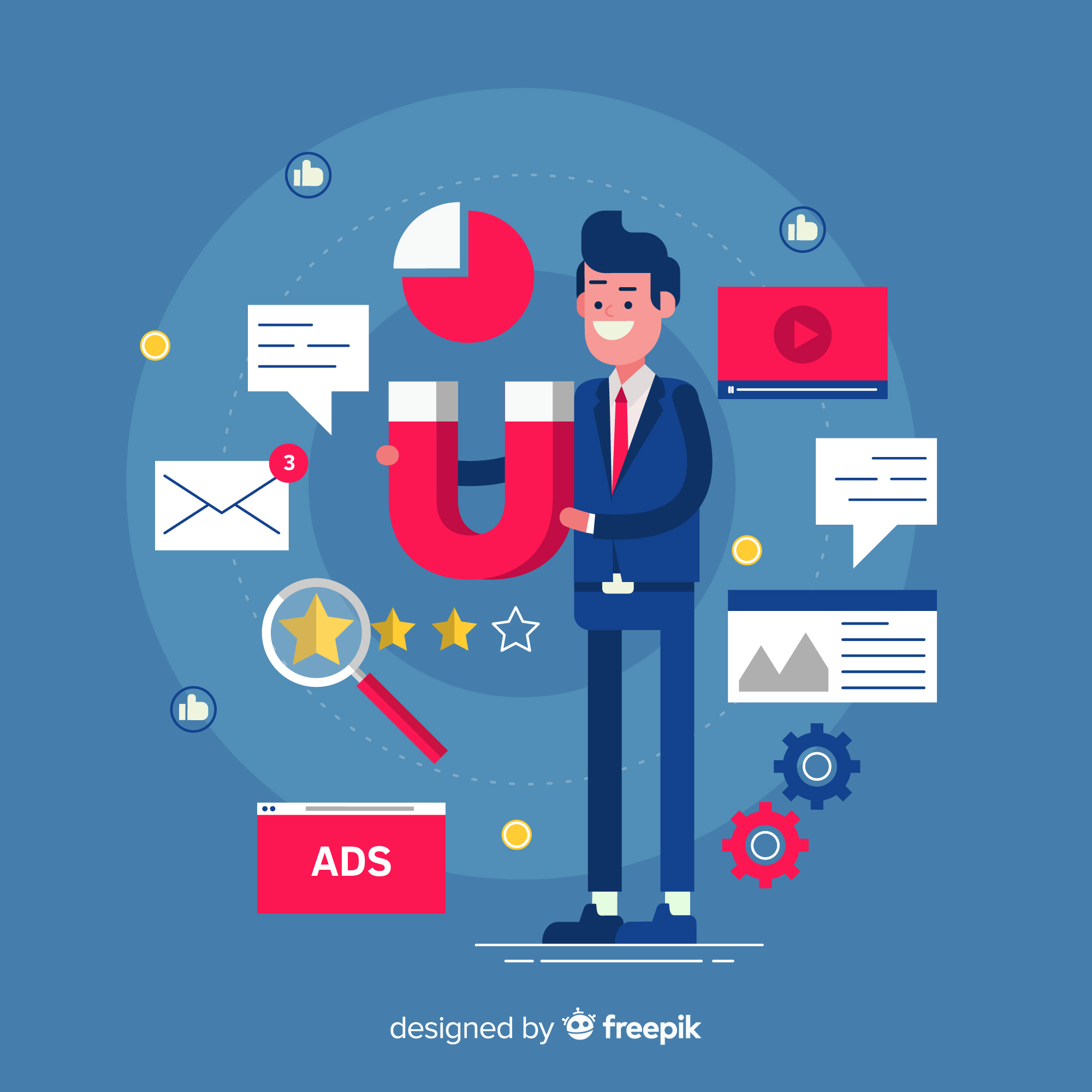 Sylhet digital marketing agency brand strategy and advertising illustration