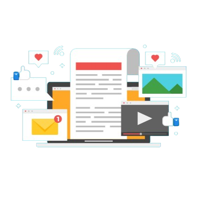 Content marketing services in Sylhet by Advertising Master BD including blog writing, social media content and graphic design