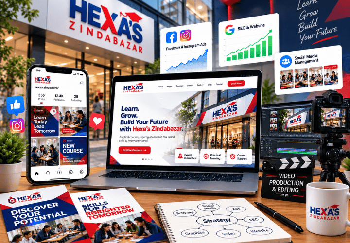 HEXA’S ZINDABAZAR Digital Marketing & Technology Support