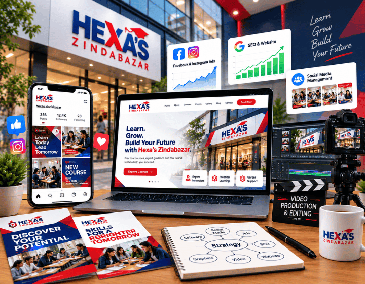 HEXA’S ZINDABAZAR Digital Marketing & Technology Support